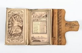 Notizbuch, Dauerkalender, 19.Jh.