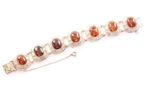 Armband, 835/ooo Silber, Fischlandschmuck