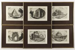 Piranesi, sechs Stiche, R.