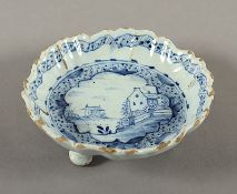 kleine Schale, Fayence, Delft, 18.Jh.