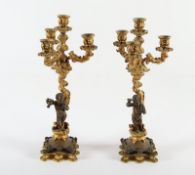 Paar Prunkkandelaber, Frankreich, um 1870