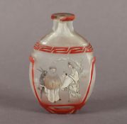 Snuff Bottle, Glas, China, um 1900