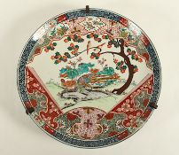 großer Imari-Teller, Porzellan, Japan, Meiji-Zeit