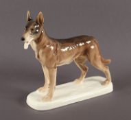 Schäferhund, Feinsteinzeug, Heubach, Lichte, A.20.Jh.
