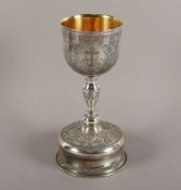 Messkelch, Silber, innen vergoldet, Russland, wohl 1954-58