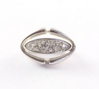 Diamant-Kettenclip, 585/ooo WG