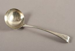 Soßenlöffel, 925/ooo, London, 1800