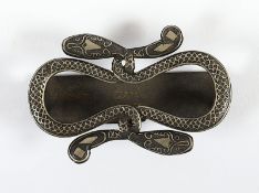 Gürtellasche, Eisen, Silbertausia, Indien