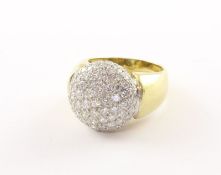 Brillantring, 750/ooo WG/GG, Brill. zus. ca. 2,1 ct., 11g