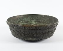 Steilwand-Reliefschale, Bronze, römisch, ca. 1.H.1.Jh.n.Chr.