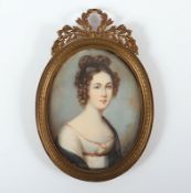 Portrait einer Frau, gerahmt