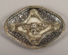 kleine Korbschale, Silber, Christian II Drentwett (1754-1801, Seling Nr. 2427), Augsburg, 1785-87