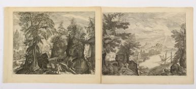 Sadeler, Egidius, 2 Kupferstiche, ungerahmt