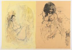 Bachmann, Otto, 5 Lithografien, ungerahmt