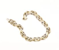 Armband, 585/ooo GG/WG, 35,8g, 