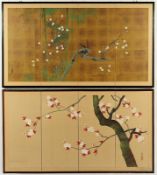 zwei Paravents, Japan, Meiji