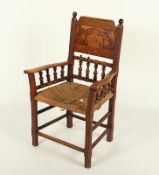 captains chair Kapitänsstuhl, deutsch, um 1840