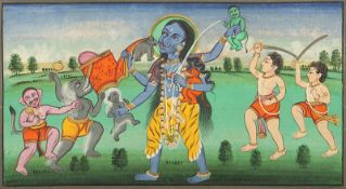 Indische Miniatur, 19.Jh.