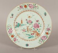 Teller, Porzellan, famille rose, China, 18.Jh.