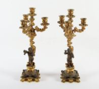 Paar Prunkkandelaber, Frankreich, um 1870