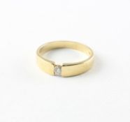Ring, 585/ooo GG, Brillant, Christ
