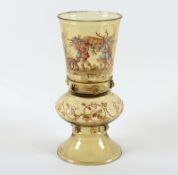 Pokal, Glas, wohl Fritz Heckert, um 1900