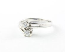 Brillantring, 750/ooo WG, 