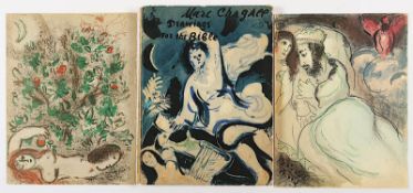 Chagall, Marc, Bible, mit vier Farblithos