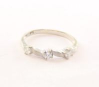 Brillantring, 585/ooo WG, 1,8g