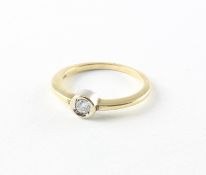 Solitärring, 585/ooo GG, si