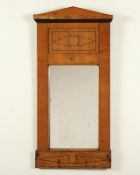 Biedermeierspiegel, Esche, deutsch, um 1820
