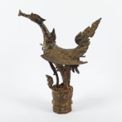 Vogel, suppanahong, Bronze, Thailand, 19.Jh.