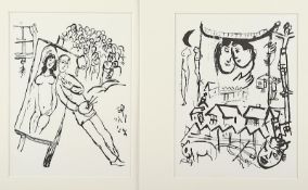 Chagall, Marc, 2 Arbeiten, 