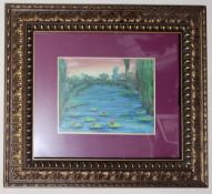Study of Water Lilies by Claude Monnet