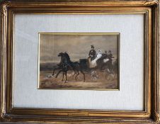 Horse Drawn Carriage by Toulouse Lautrec