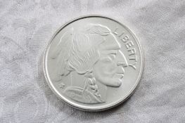 1 Oz .999 Silver Round Indian Head