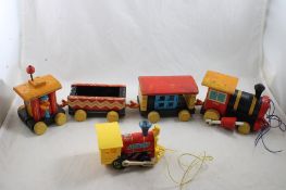 Fisher Price Huffy Puffy Train Set w/Extra Engine