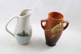 Roseville Freesia Vase, RWCS Hamm's Pitcher