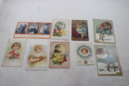 9 Victorian Advertising Trade Cards