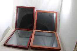 4 Front Opening Display Cases