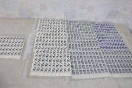 500 U.S. Five Cent Stamps- Unposted Sheets