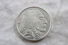 .999 One Troy Ounce Fine Silver Round