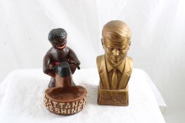 Chattanooga Shoe Shine Boy Ashtray, JFK Bank