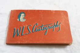 1936 W.L.S. Radio Station Autograph Book