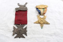 Order Eastern Star Pin, Elks Ribbon Pin