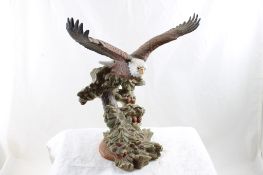 Bisque Eagle Figurine Michael Maiden 12