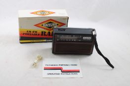 Vtg Katsura AM FM Radio Coast to Coast in Box