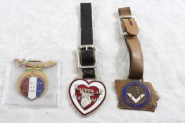 3 Fraternal Watch Fobs