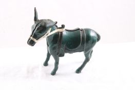 Cast Iron Donkey Still Bank 4 1/2