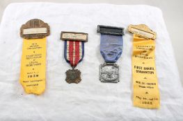 1930's VFW & Legal Secretaries Convention Ribbons